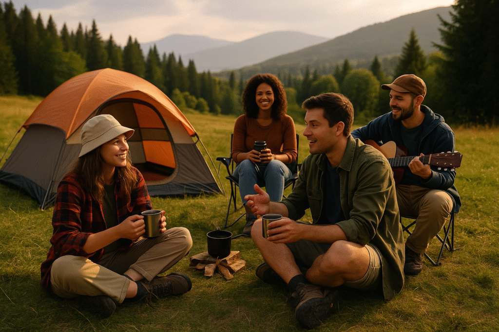choosing a place to camp