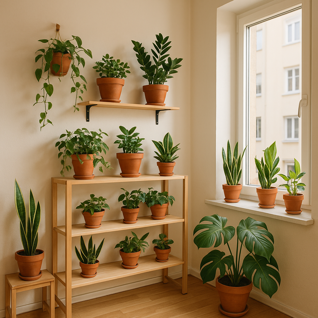 grow plants in small spaces